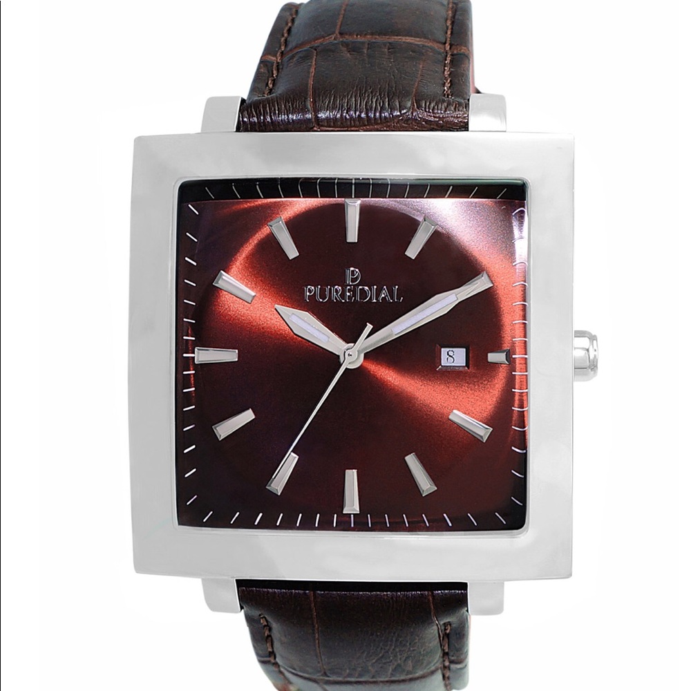 Puredial THE SQUARE LEGACY - BROWN/SILVER